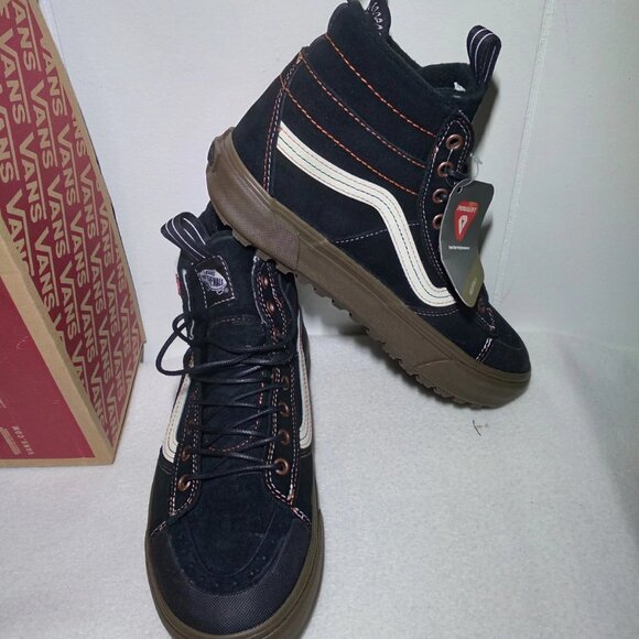 Vans Women's Size 9.0 Sk8-Hi Mte-2 Khaki/Black VN0A5KYCZF5 Sneaker Boot - New - Picture 9 of 11